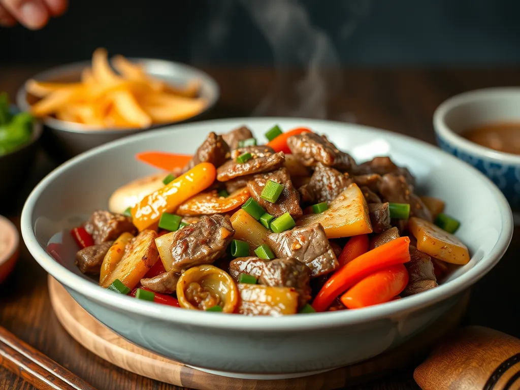 Chinese New Year Beef Stir-Fry