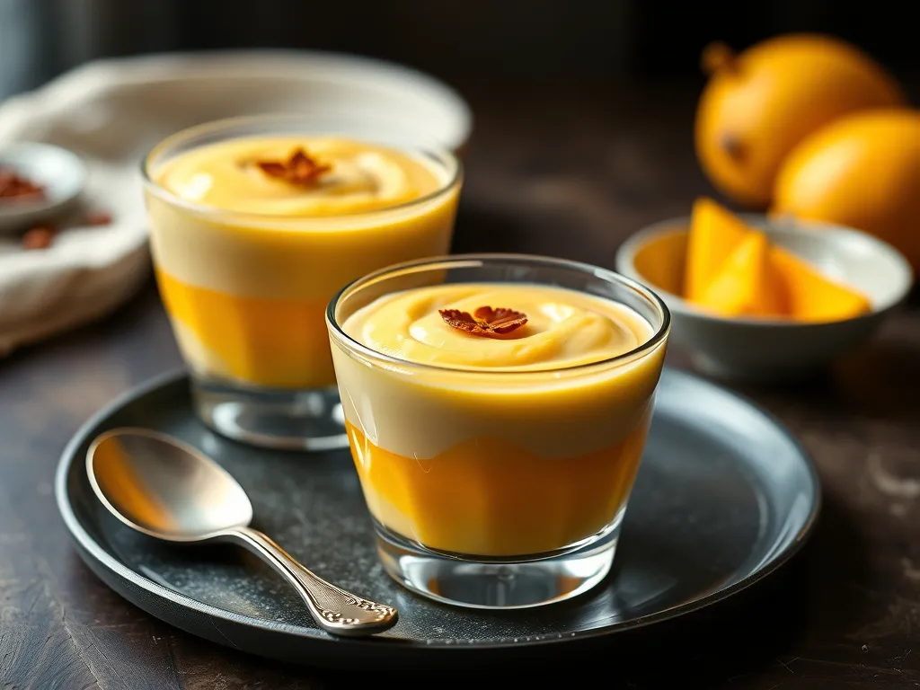 Chinese New Year Mango Pudding