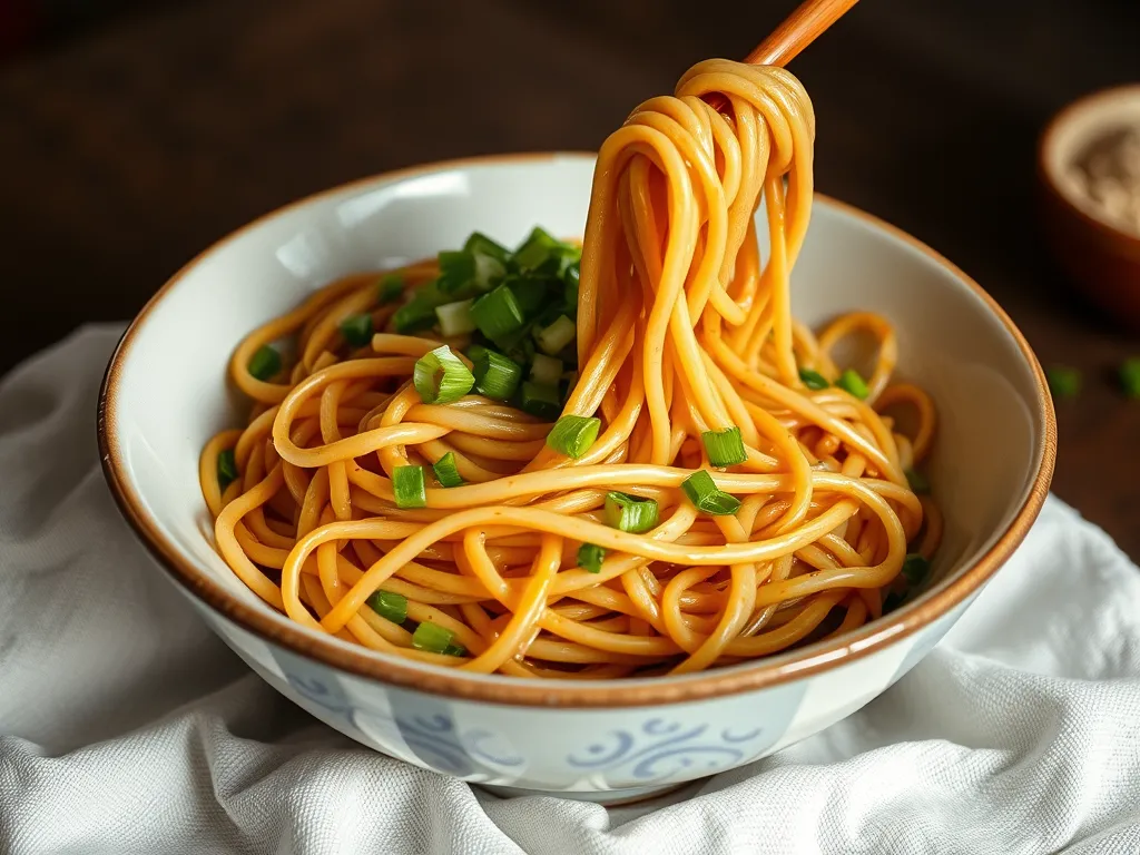 Chinese New Year Scallion Oil Noodles