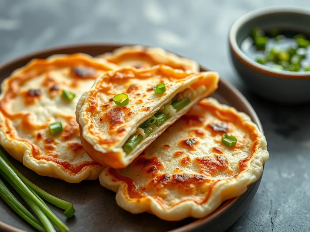 Chinese New Year Scallion Pancakes