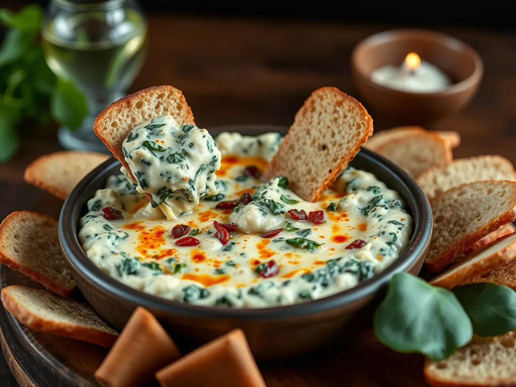 New Year’s Eve Spinach Dip