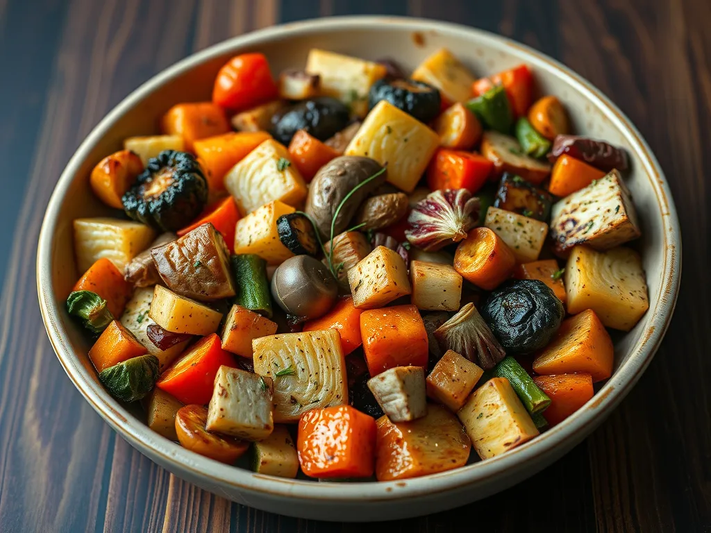 New Year’s Roasted Vegetable Medley