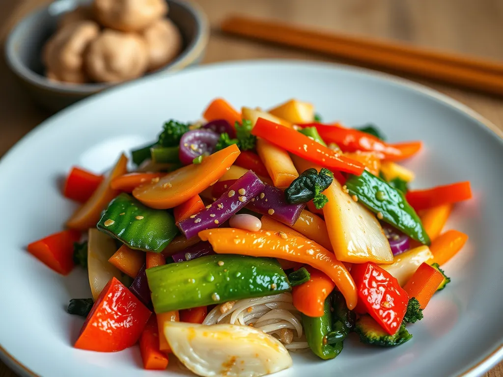 New Year Vegetable Stir-fry